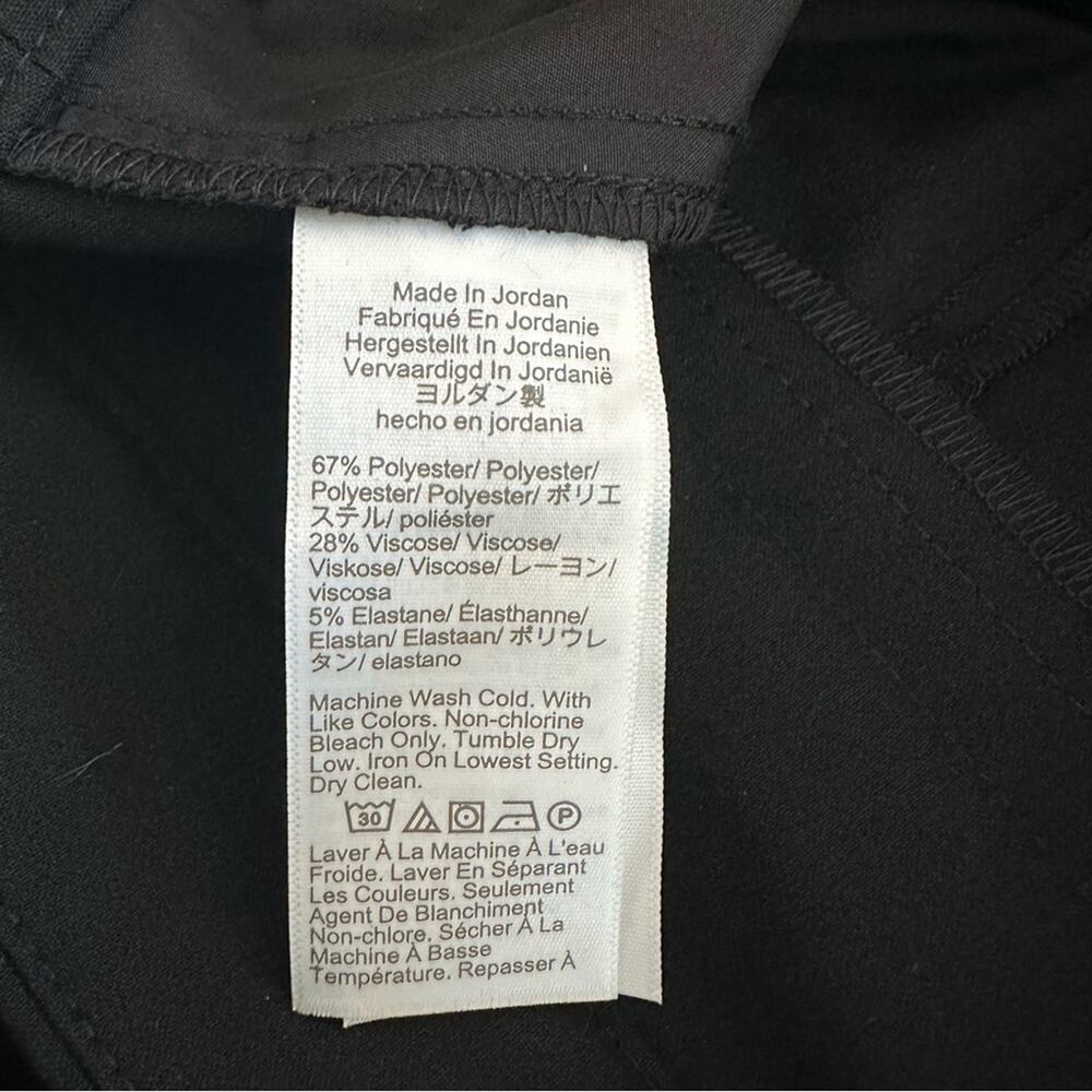 J. Crew Factory Pants Womens Petite Slim-Fit Full-Length Trouser Black Size 8P - Picture 9 of 9